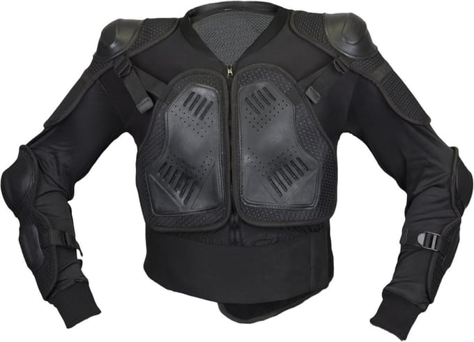 Beschermend Shirt met Bescherming voor Borst, Rug, Schouders en Ellebogen