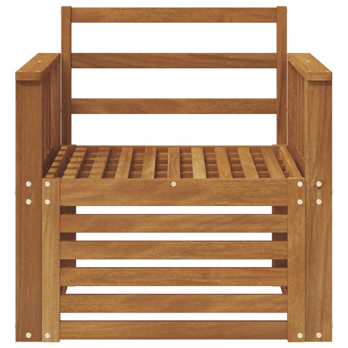 vidaXL - Buiten - bank - set - Massief - Acacia - Hout