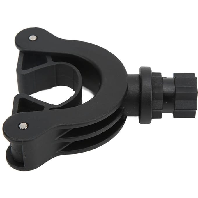 Support de Pagaie Kayak Bateau Gonflable Durable Multifonction Base de Rail Montée sur Rail Latéral de Pont black