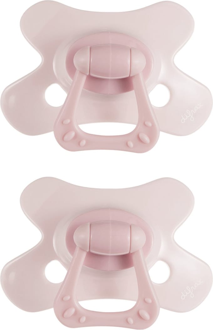 Difrax Fopspeen Natural - 18+ Maanden - Lichtroze - 2 Stuks