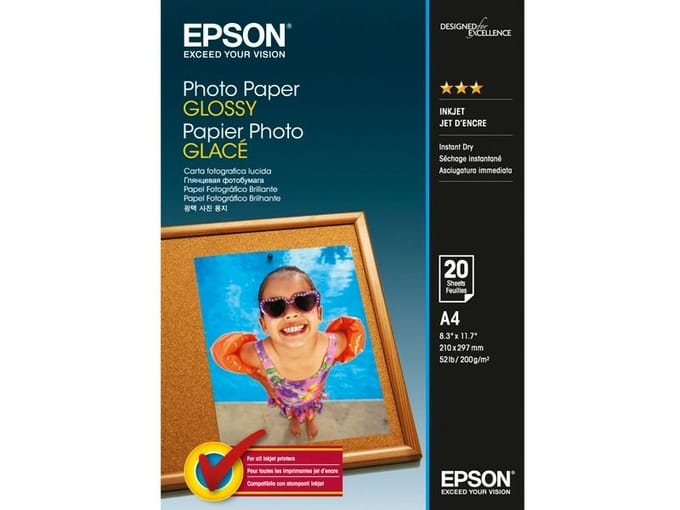 Epson S0425358 Glossy A4 (20 vel) Fotopapier