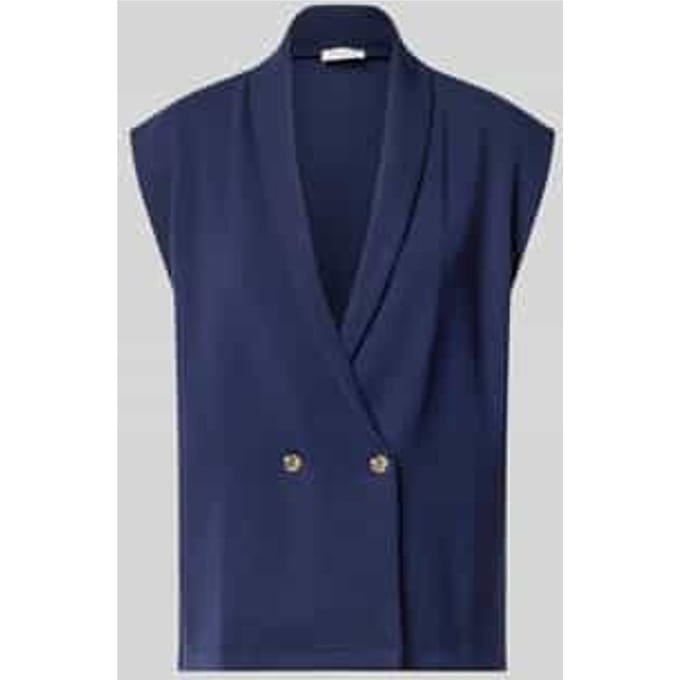 Bodywarmer met sjaalkraag