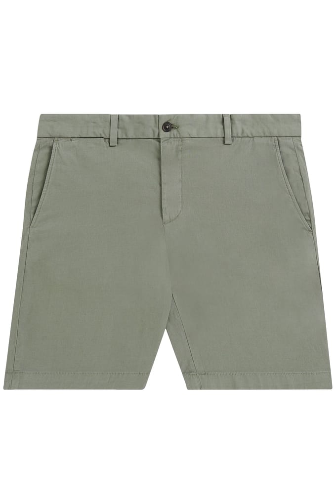 No Label Byron Cotton-linen Stretch Dark Sage Größe: 52 | Kurze Sporthosen Outlet | Herren | Grün