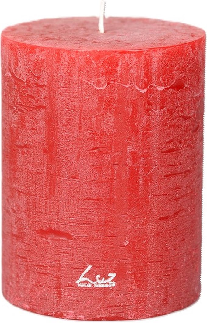 Rasteli Luz Your Senses Stomp Kaars Rood-Antikrood D 10 cm H 13 cm