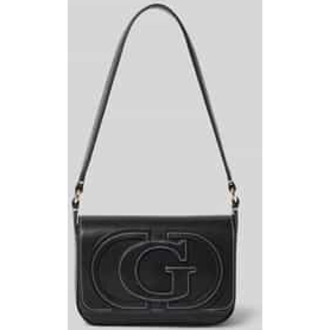 GUESS schoudertas Ruby Flap Shoulder Bag Black zwart