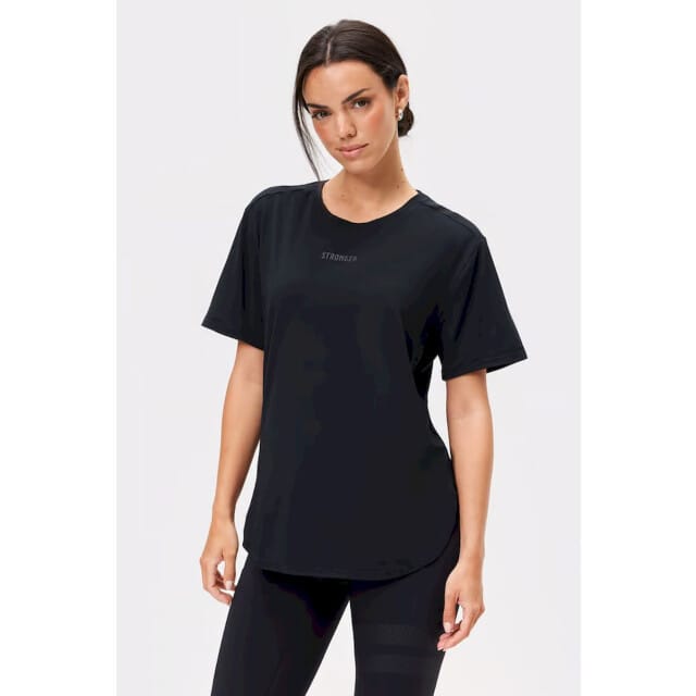 STRONGER - relaxed t-shirt - Training t-shirt korte mouw dames - Zwart