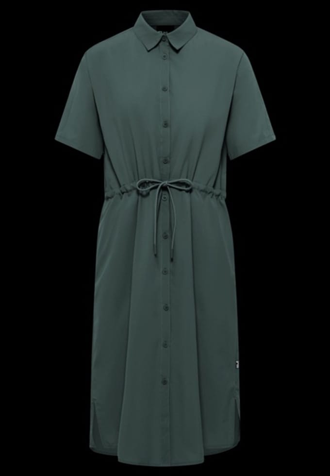 Jack Wolfskin Waimea Dress Women - Jurk - Dames - Groen - Maat M