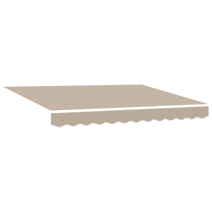 vidaXL - Uitschuifbare - luifel - Beige - 350 - x - 200 - cm - Stof