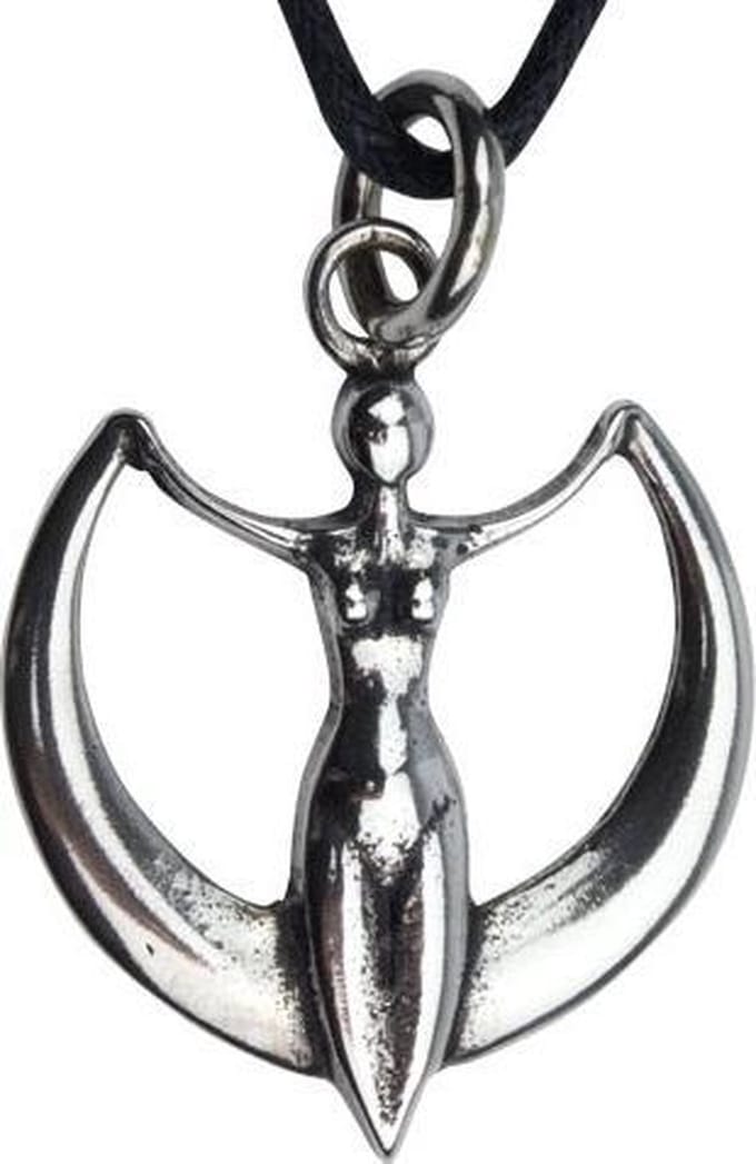 zilveren hanger Goddess Diana