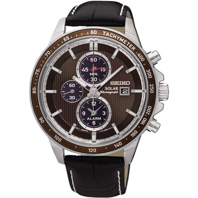 Seiko Solar Chronograph Staal 45mm | SSC503P1