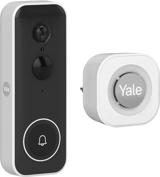 Yale - Slimme Videodeurbel StarterSet - Met Deurbel Gong - 7 geluiden