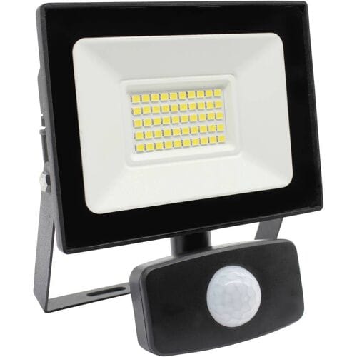 Megatron ISPOT M PIR MT68031 LED-buitenschijnwerper met bewegingsmelder Energielabel: D (A - G) 18 W Lichtkleur (naam): Neutraalwit