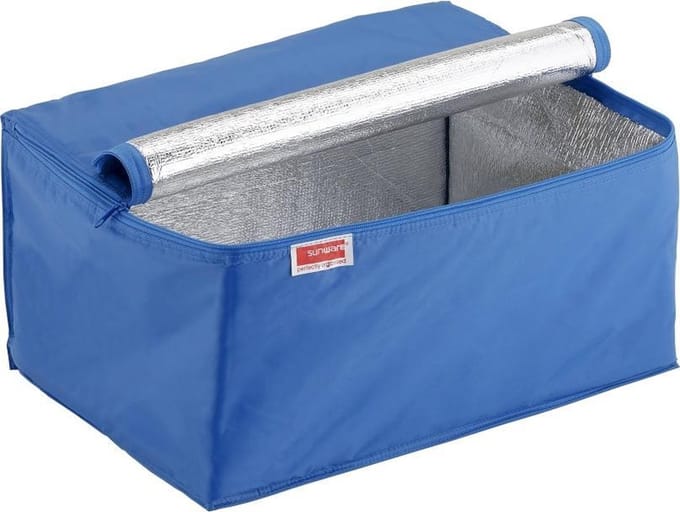 Sunware Square koeltas - Voor vouwkrat 32L - 43x31x23 cm - Blauw
