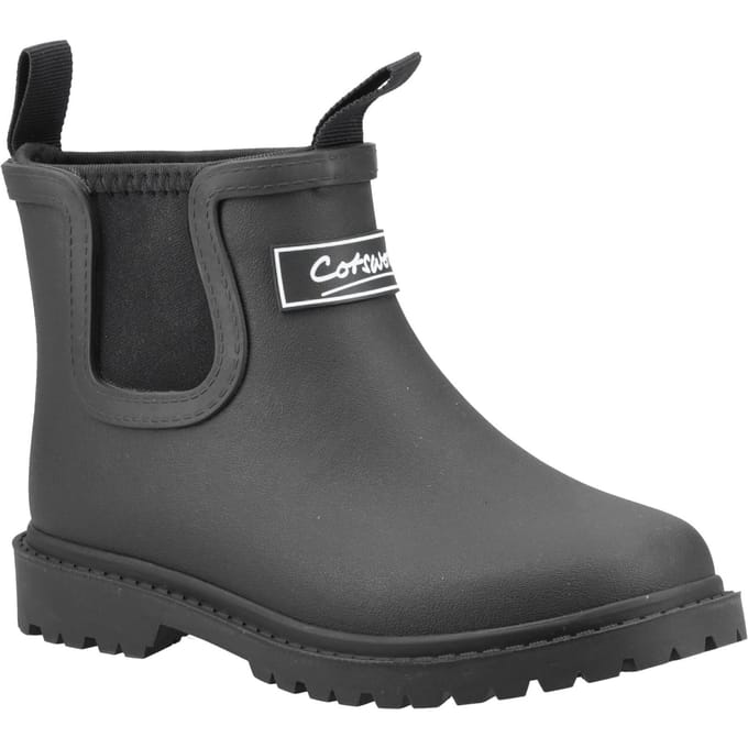 Cotswold Barton TPR+Neopreen Zwarte Gummlaarzen