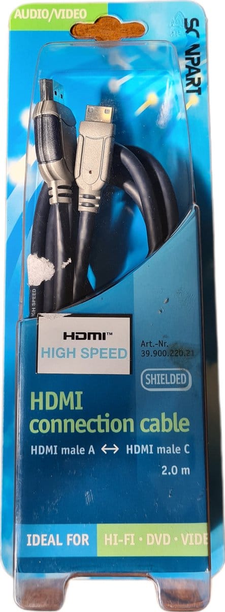 scanpart - HDMI - male A naar male C - 2.0 m