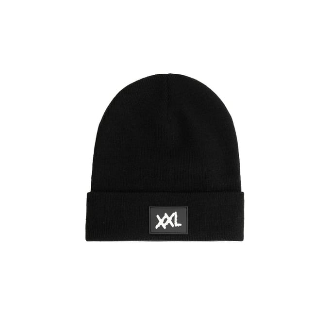 XXL Sportswear Classic Beanie - Black/White Zwart