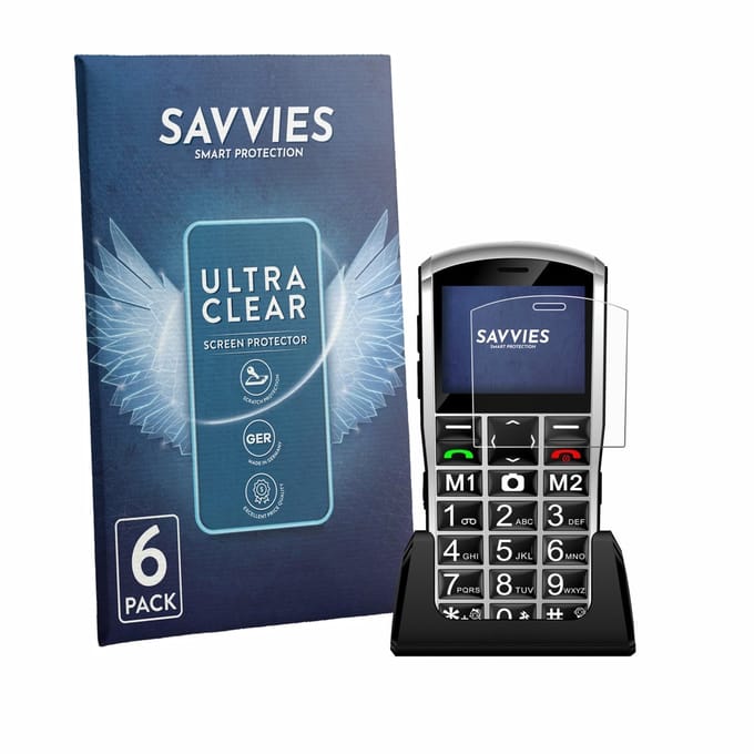 Savvies - Screenprotector voor Artfone A400 Pro 4G - Folie Beschermfolie transparant 6 Stuks