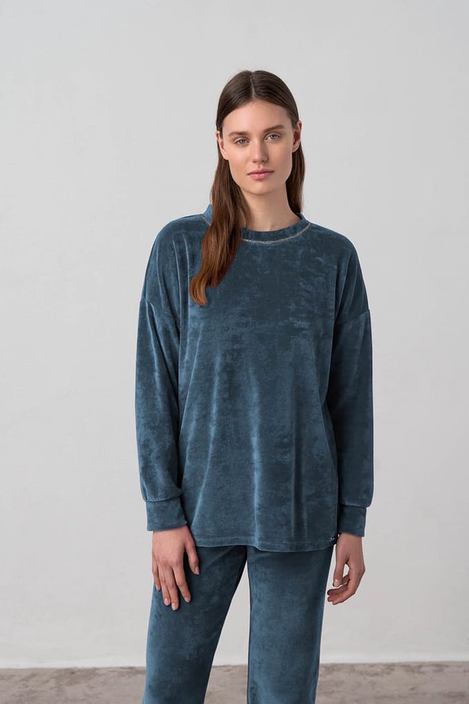 Vamp! Huispak Dames Velours Raf Bering 17214/619 S