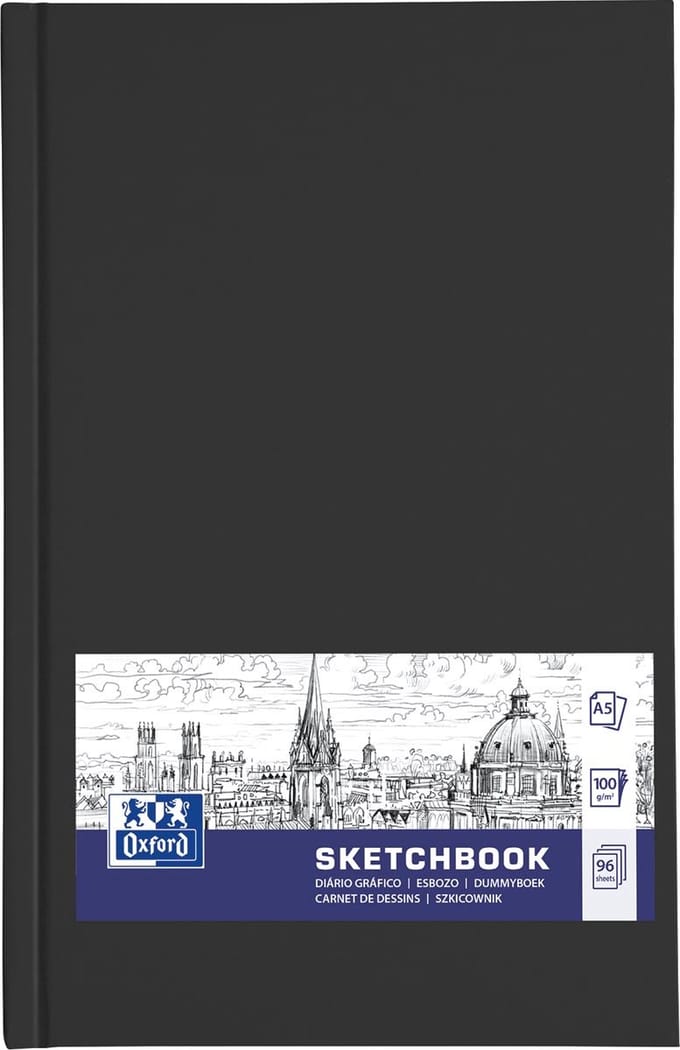 Dummyboek oxford a5 96 vel zwart | 5 stuks