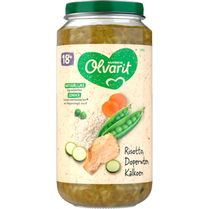 18+mnd Risotto Doperwten Kalkoen