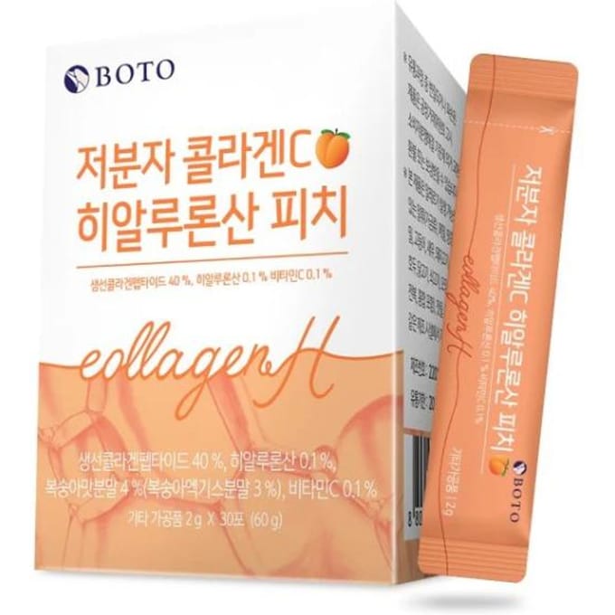 [BOTO] Laagmoleculair collageen C Hyaluronzuur Perzik / Collagen C Hyaluronic Aci