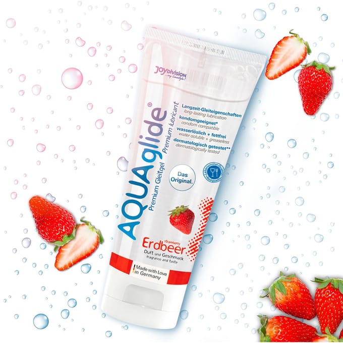 Aquaglide Strawberry - 100 ml - Glijmiddel