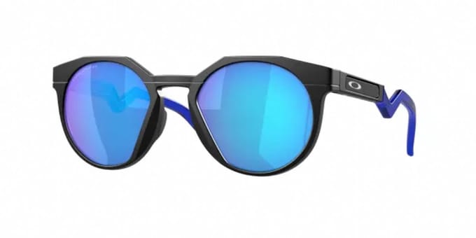 Oakley HSTN L Matte Black/ Prizm Sapphire Polarized - OO9242-04