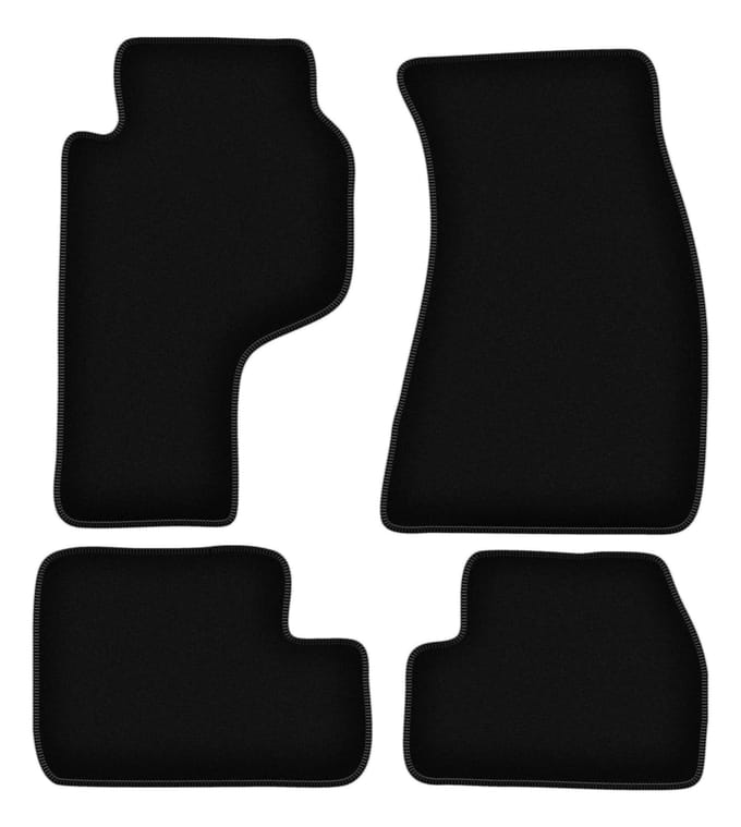 BASIC zwarte veloursmatten voor: Nissan 200SX coupé (1988-2003)