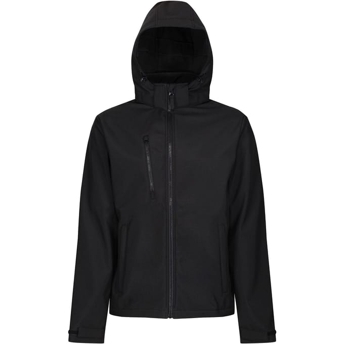 Regatta Heren Venturer 3-laags membraan Soft Shell Jas (Zwart)