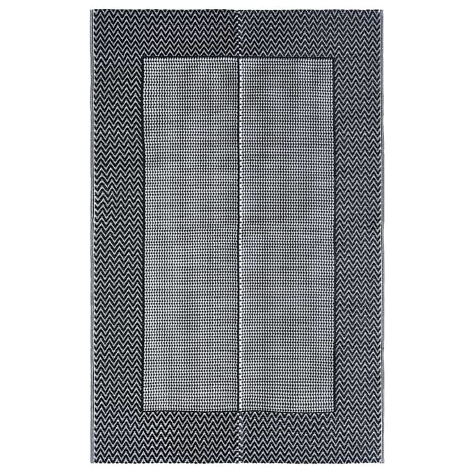 vidaXL - Buitenkleed - ARAKIL - 120x180 - cm - PP - grijs