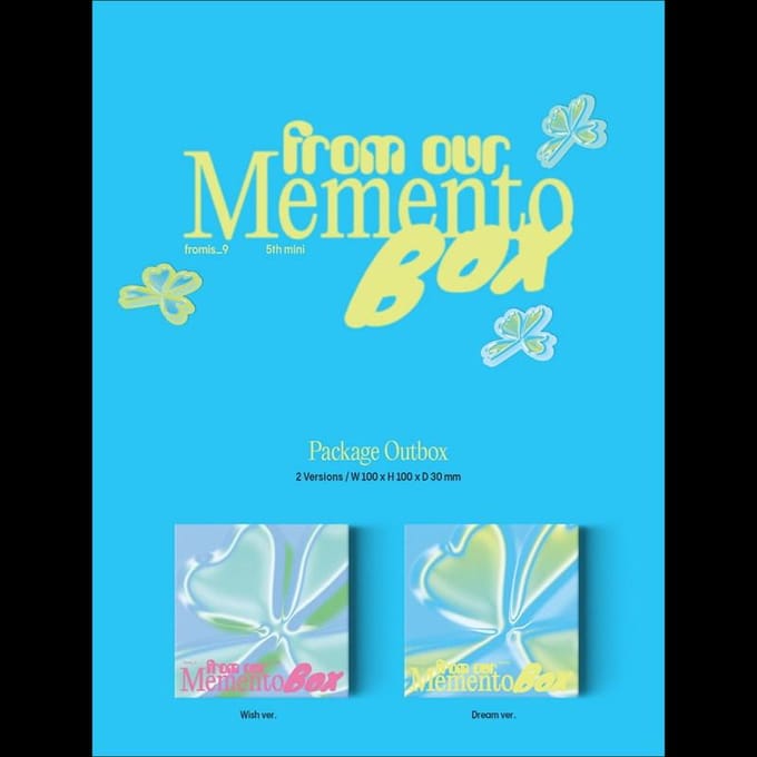 fromis_9 5e Mini Album [from our Memento Box] KiT Vers.(Willekeurig) Random 1EA white
