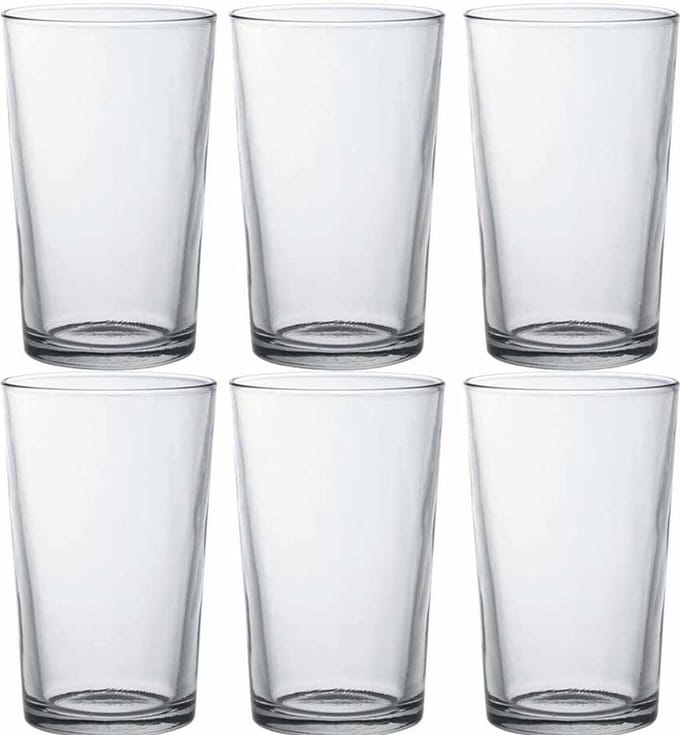 Duralex Longdrinkglazen Chope - 6x stuks - glas - transparant - koffie/thee - 280 ml