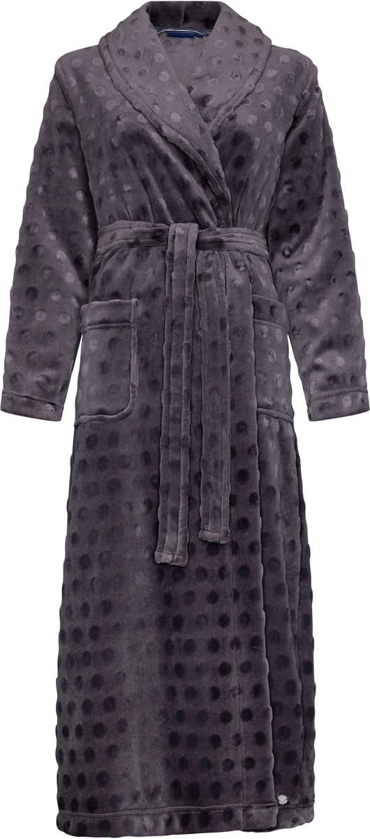 Pastunette Badjas - Lang - Fleece - Grijs - Maat 40