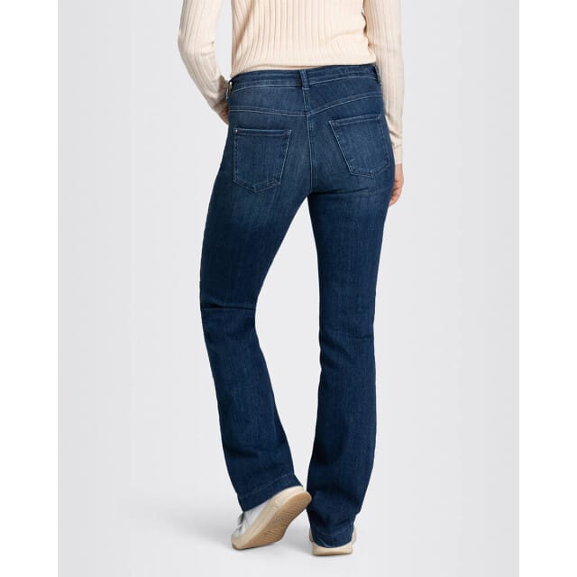 Bootcut jeans met labeldetail, model 'DREAM'