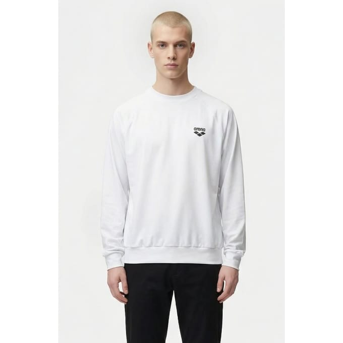 Arena Men's Crew Sweat Mph White Taglia: S | Maglioni a maglia Outlet | Uomo | Bianco