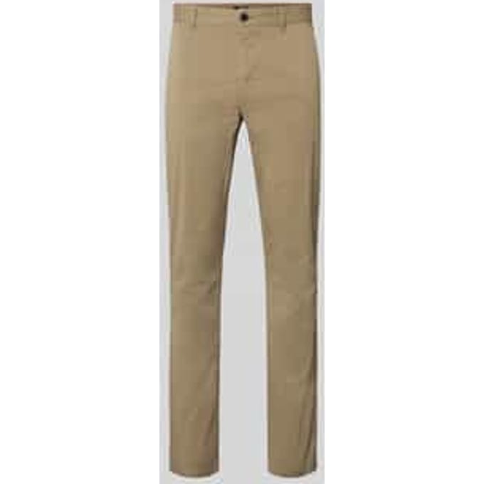 slim fit chino van katoenmix