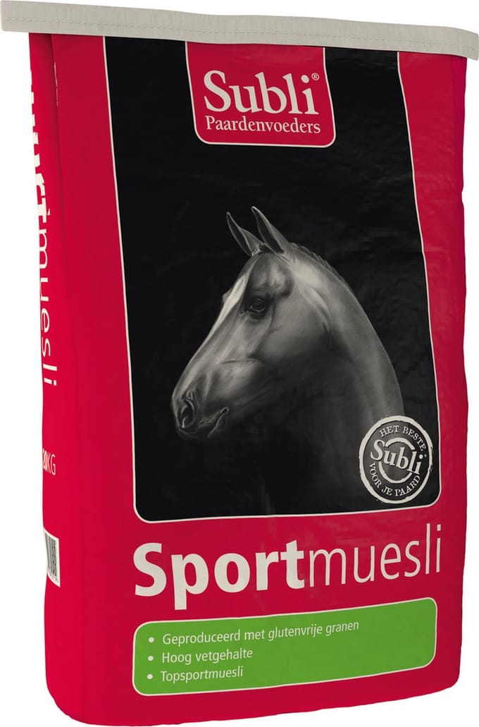 Subli Sportmuesli Glutenvrij 15 kg