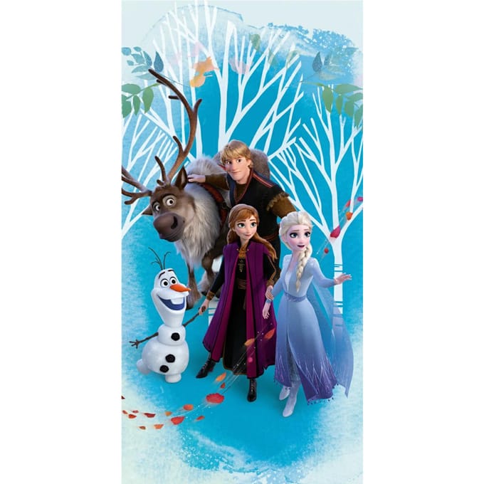 Disney Frozen Strandlaken - 70 x 140 cm - Blauw