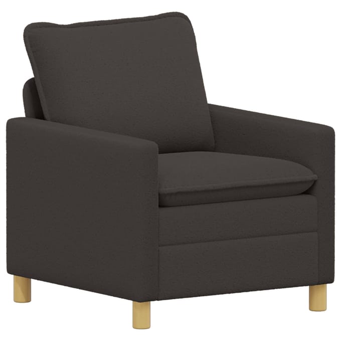 vidaXL - Bank - Donkergrijs - 76 - x - 81 - x - 87,5 - cm - Stof