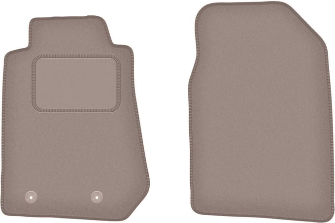 Beige voormatten voor: Isuzu D-MAX II pick-up (2011-)