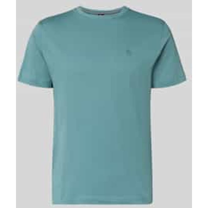 Lerros - T-shirt - Mannen - L - 465 ARCTIC BLUE - Katoen - 25D3000