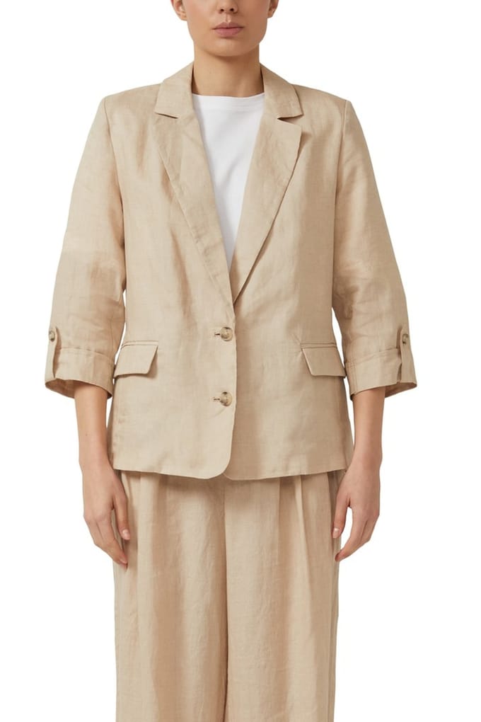 s.Oliver  Jackets Indoor Beige Size: 44 | Blazers Outlet | Dames | Beige