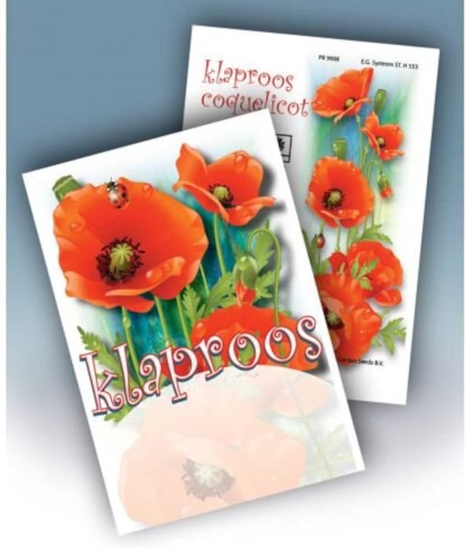 Cadeau premium Klaproos (100 zakjes)