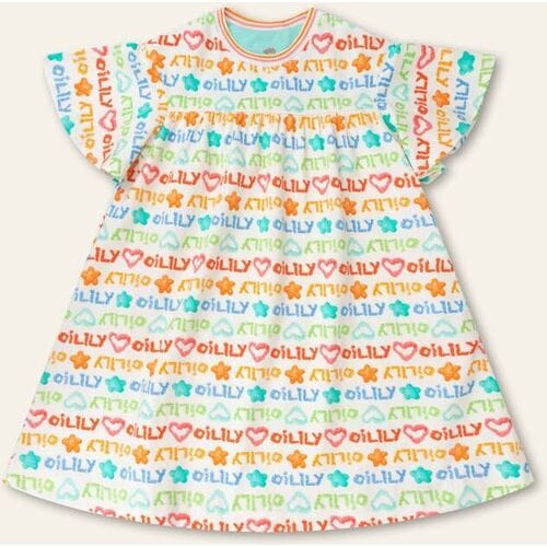 Oilily Djenda Jurk- maat140/10yr Wit