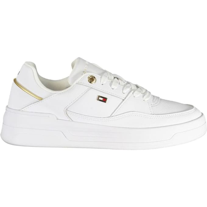 Tommy Hilfiger Bianco Polyurethaan Dames Sneaker