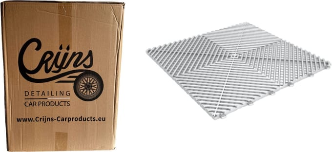CRIJNS - Dalles - Floor Tiles - Trax - PRO - 39,50x39,50cm - BOX - 30 Items - Grey