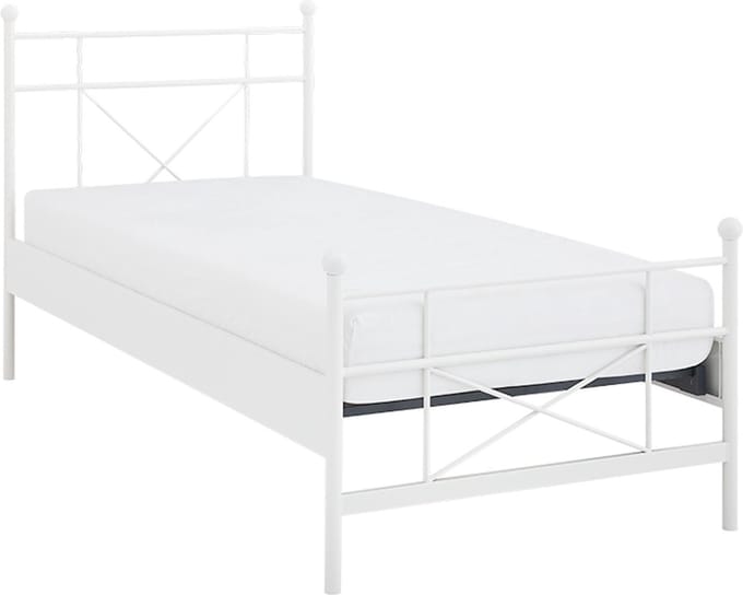 Maxi Bed Milano 1-persoons - 90 x 210 cm - wit