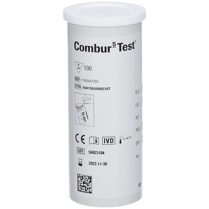 Combur 5 Test Strips 100 11893467255