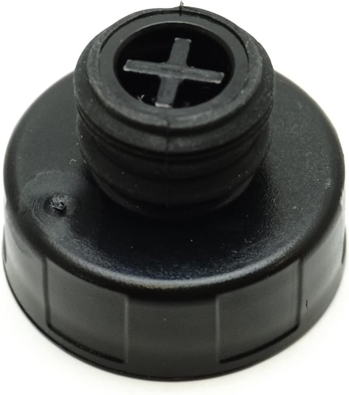 Stoomwisser Onderdeel - Cap en Insert - Grondig Reinigen - Specifieke Pasvorm - One Pack - Zwart