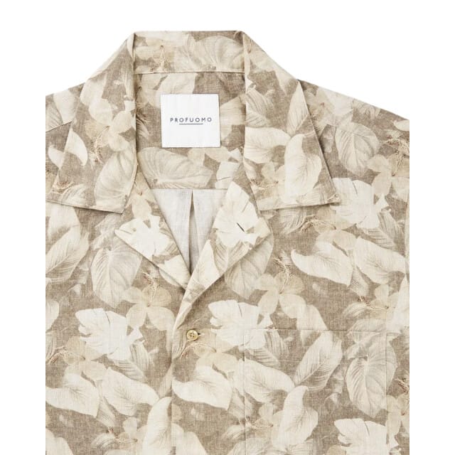 Profuomo Casual shirt met korte mouwen